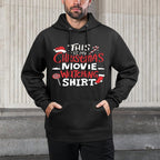 This Is My Christmas Movie Watching Pilling-Resistant Hoodie