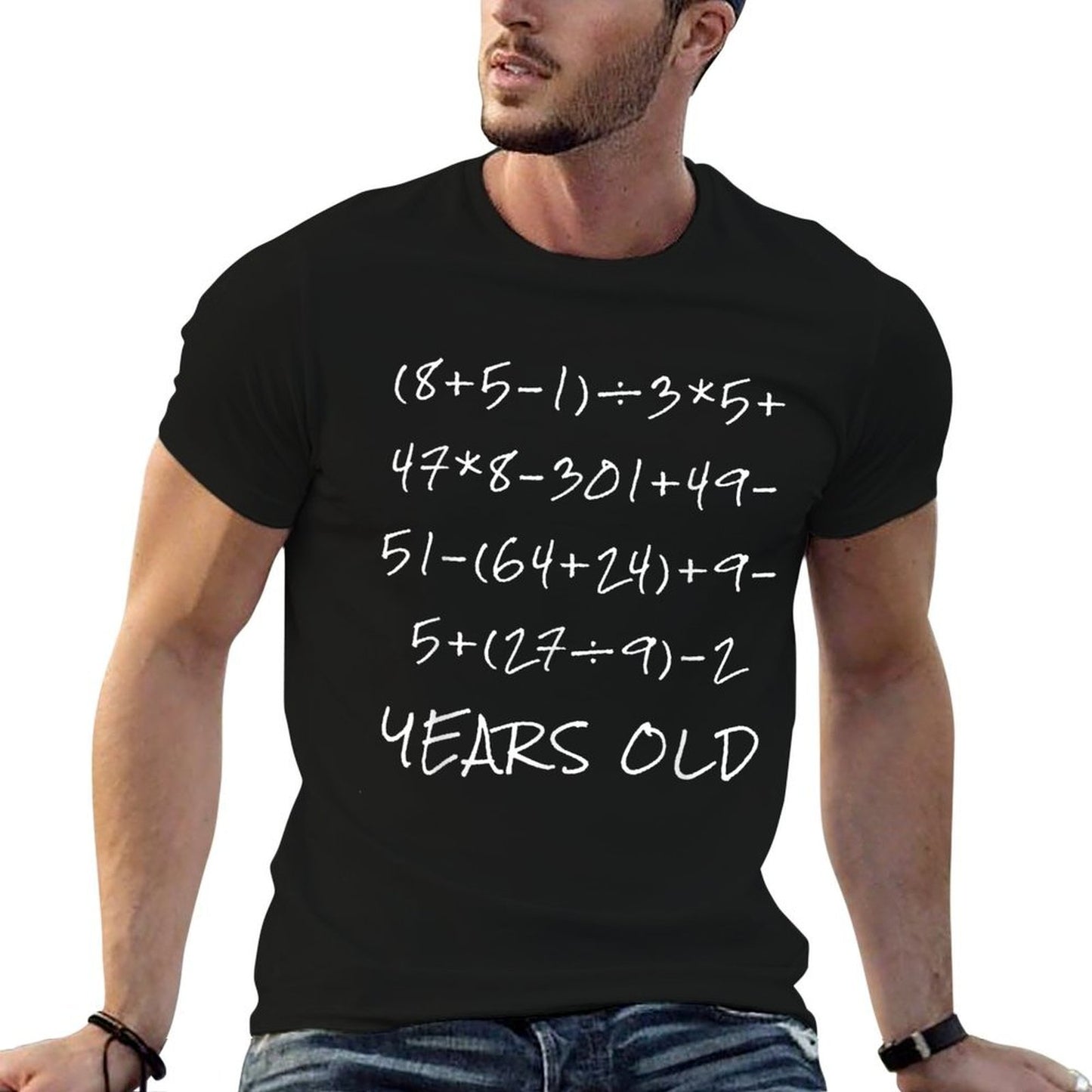 10th Birthday Math Problem Algebra Equation 10 Years Old  Polyester Blend T-Shirt