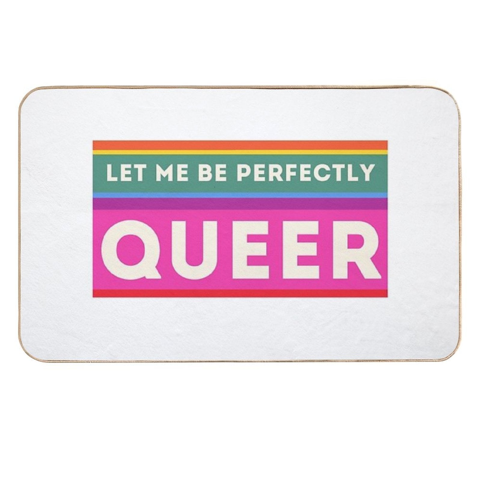 Queer Humour  Fade-Resistant Bath Mat