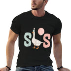 One Silly Goose Sister 1st First Birthday Family Matching  Cotton T-Shirt
