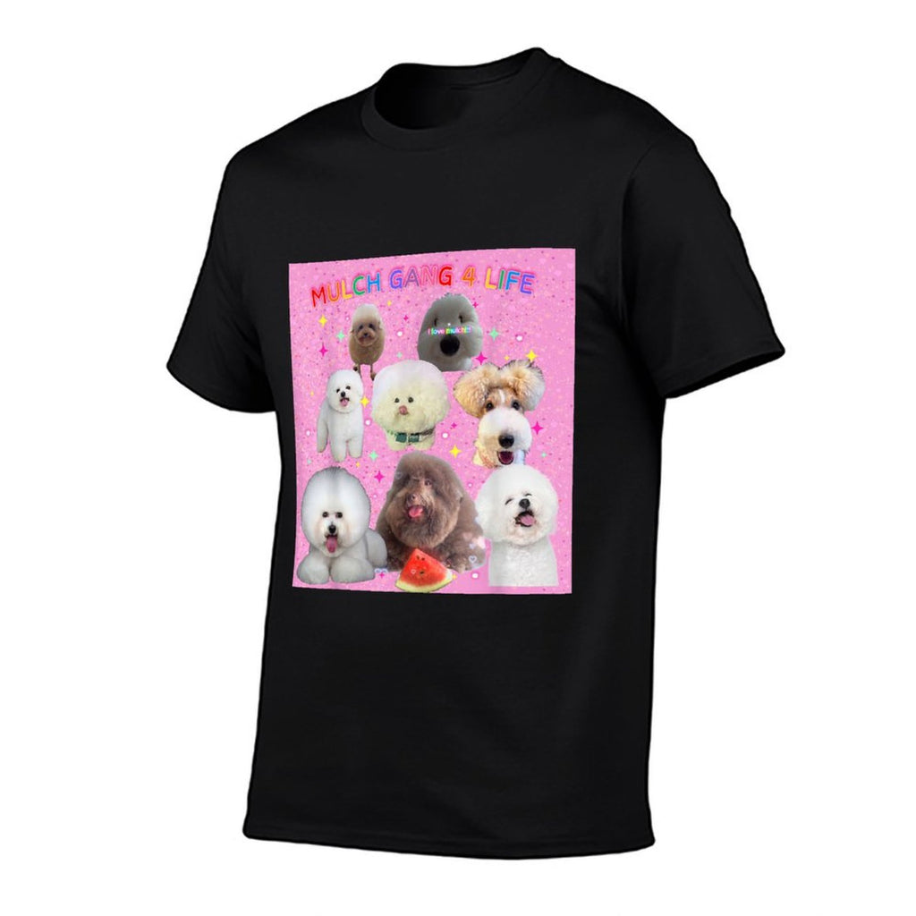 Mulch Gang 4 Life MulchMaxxing Puppy Dog Meme Mulchposting  Durable T-Shirt