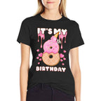 Birthday, Girl 8 Years, Ice Cream, It's My 8th Birthday  Eco-friendly Material T-Shirt