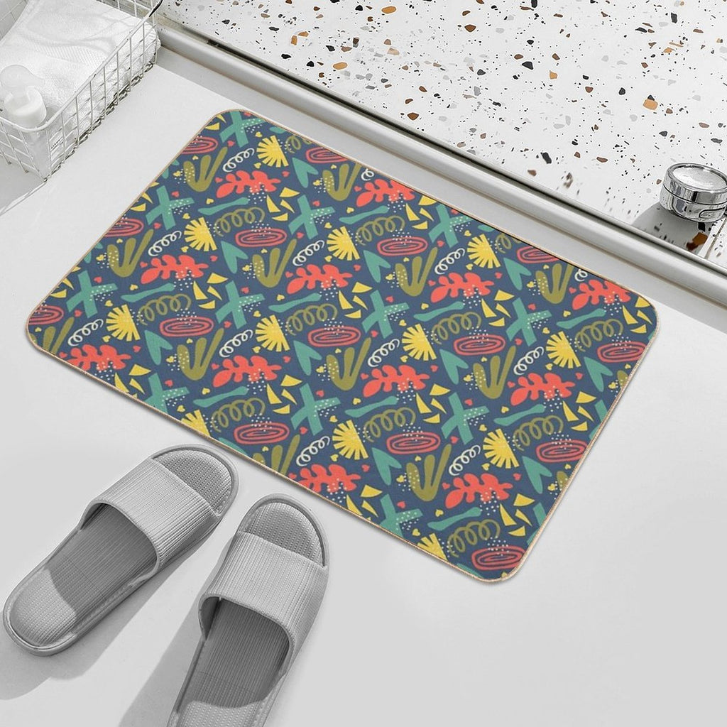 Playful Pandemonium  Eco-Friendly Bath Mat