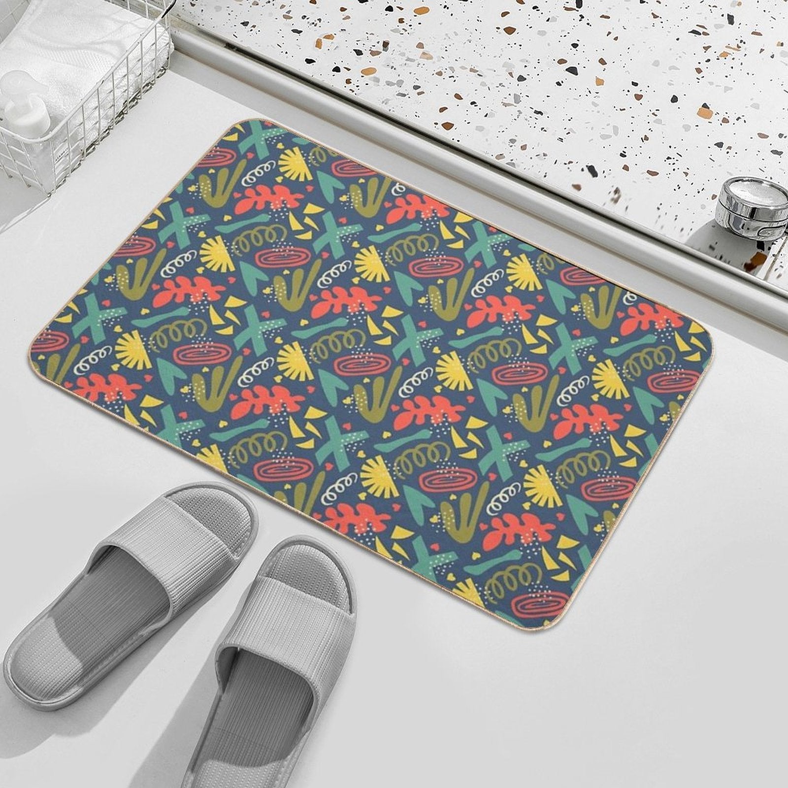 Playful Pandemonium  Eco-Friendly Bath Mat