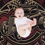 Rockabilly Hot Rod Classic Comfort Throw Blanket