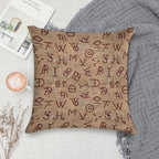 Cattle Brands Soft Bedroom Essential Throw Pillow