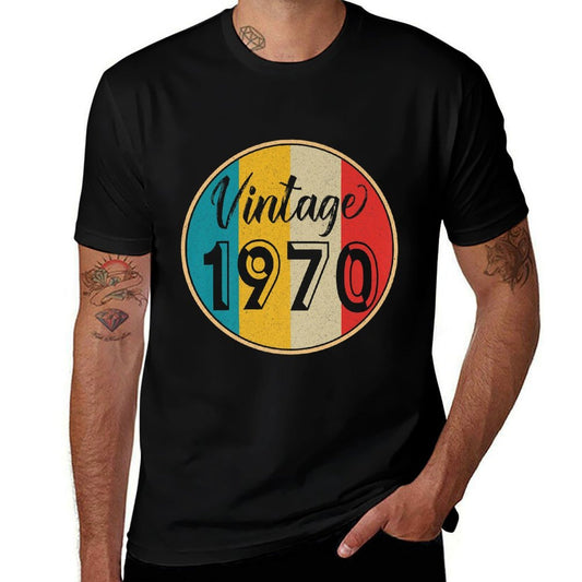 Vintage Retro 1970 Bday 50th Birthday Gift 50 Year Old B Day Premium  Durable T-Shirt