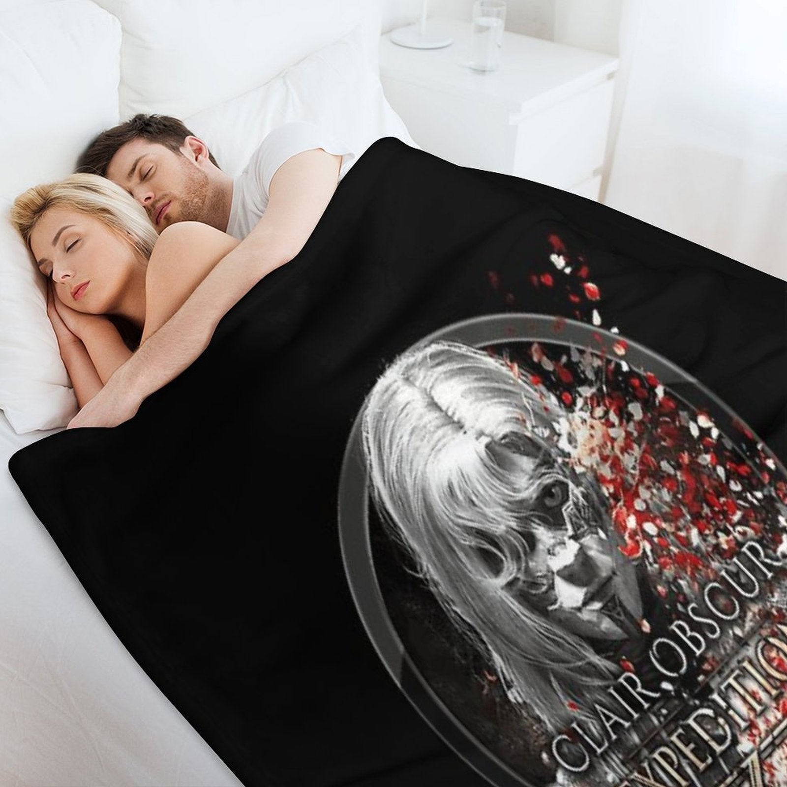 Character Fanart Inspired by Clair Obscur Expedition 33 Premium Throw Blanket