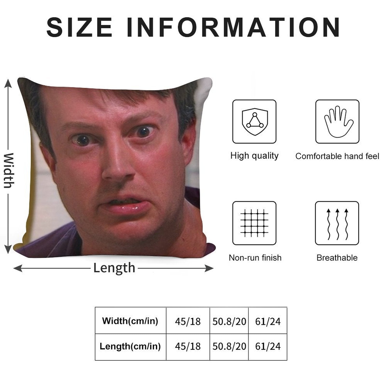 NO TURKEY! Soft Decorative Cover Throw Pillow