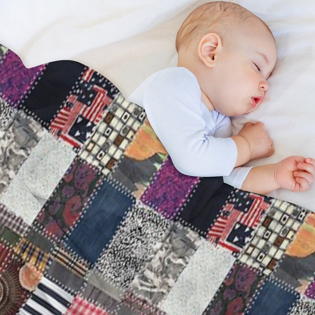 Patchwork Fabrics Premium Throw Blanket