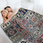 Vintage Capet Style That Massively in Fashion Once Again Easy Care Throw Blanket