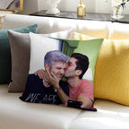 Bromance Is Romance Soft Reinforced Edging Throw Pillow