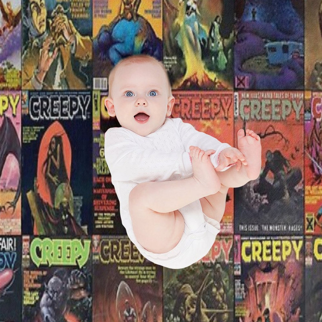 Creepy Versatility Throw Blanket