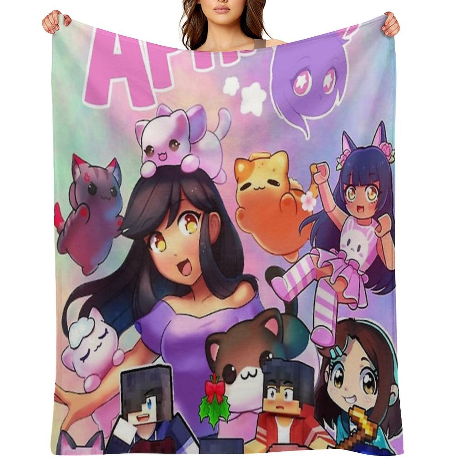 Aphmau Art Poster Classic Poster Wrinkle-free Throw Blanket