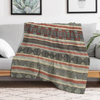 Traditional Pattern Artwork Multi-functional Throw Blanket
