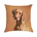 Hungarian Vizsla Dog Art Soft Reinforced Edging Throw Pillow
