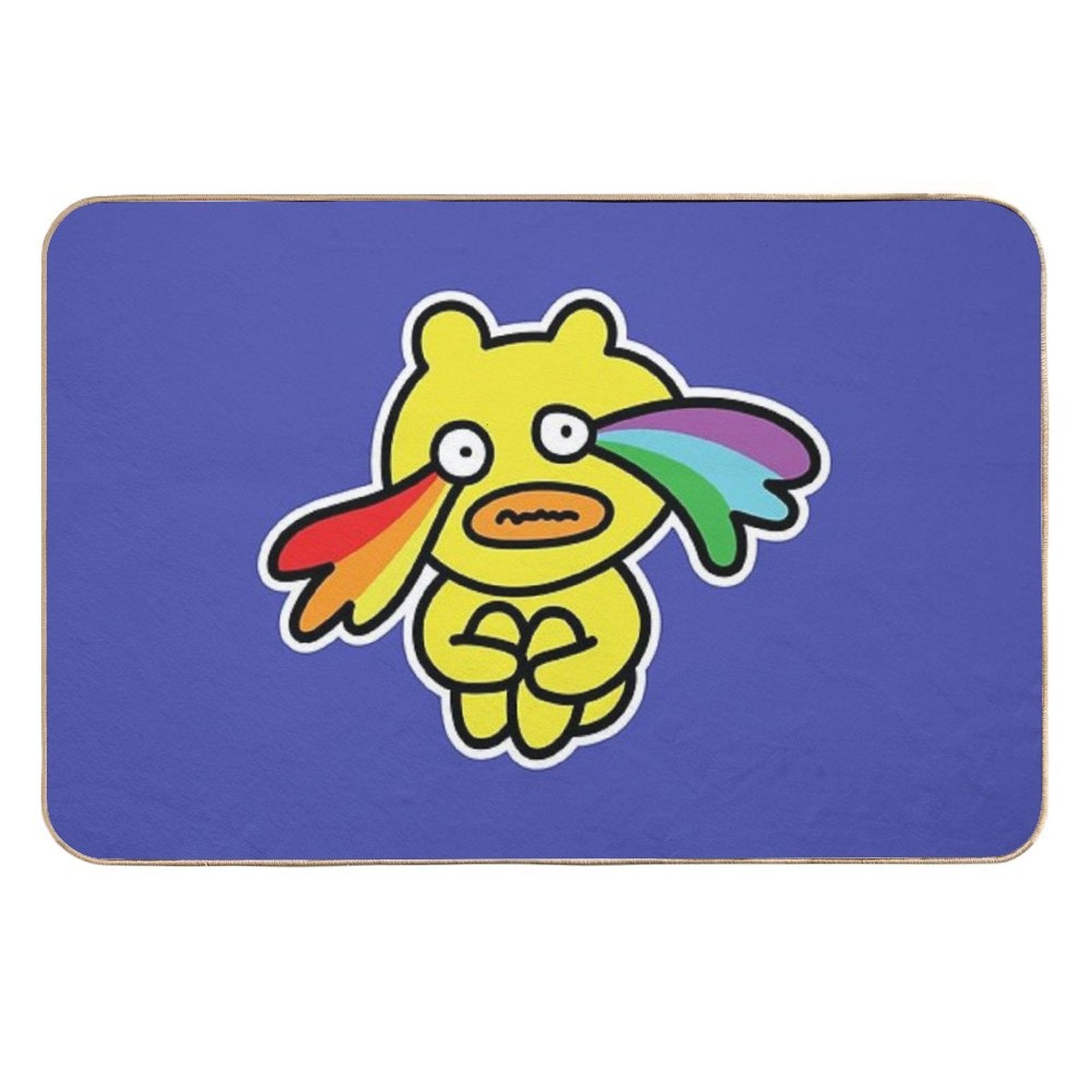 Origom The Playful Duck-Bear No. 8  Easy To Clean Bath Mat