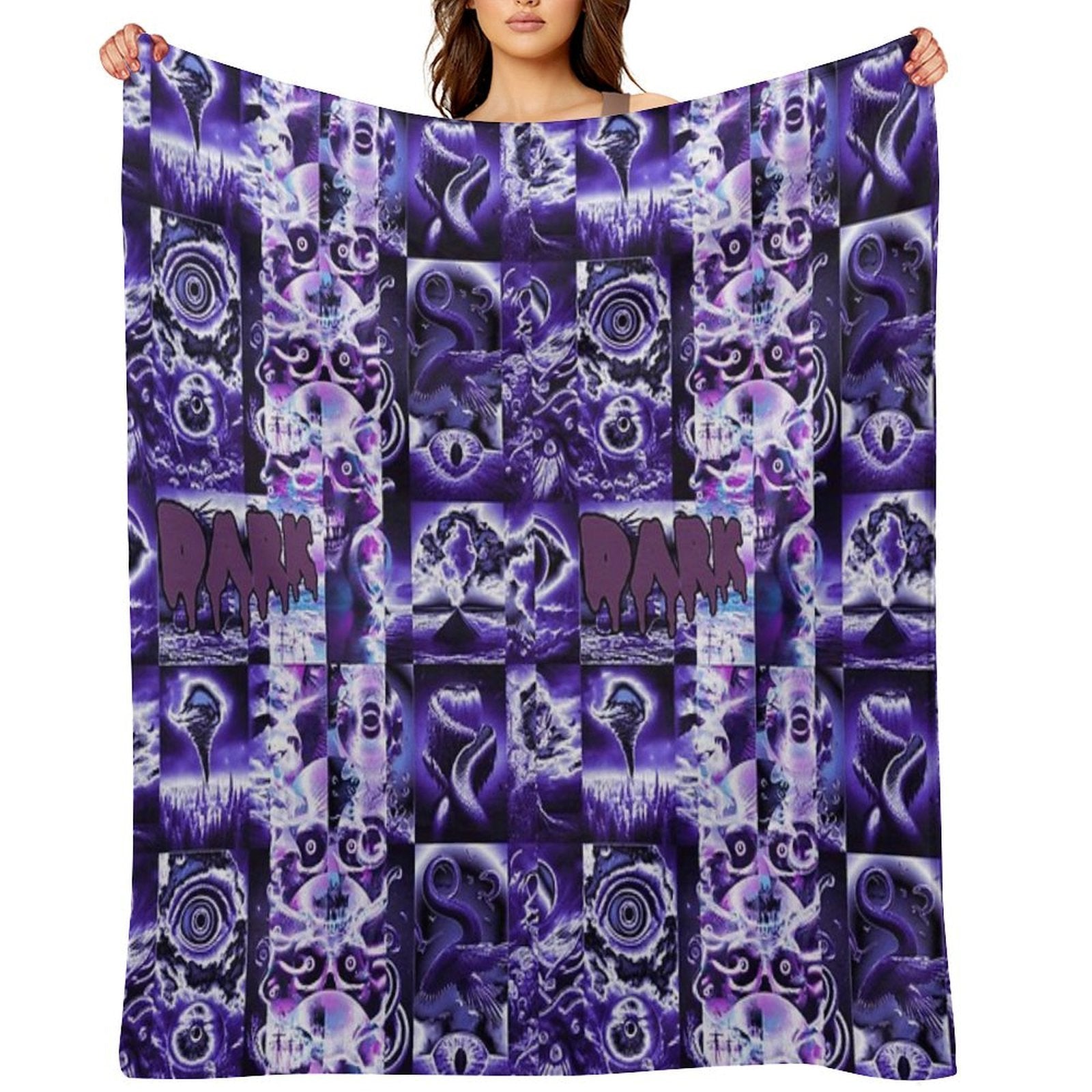 Strange Dark And Mysterious Compact Throw Blanket