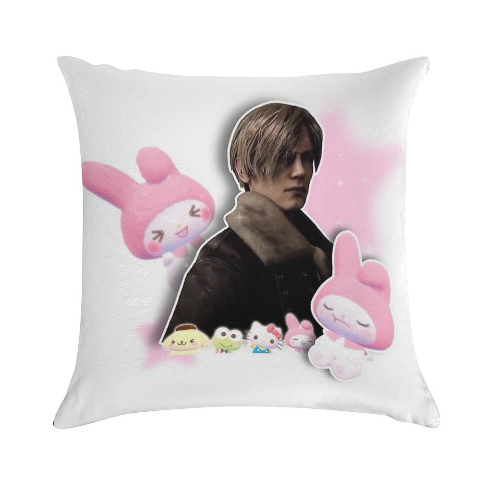 Leon Kennedy Soft Warmth Comfort Throw Pillow