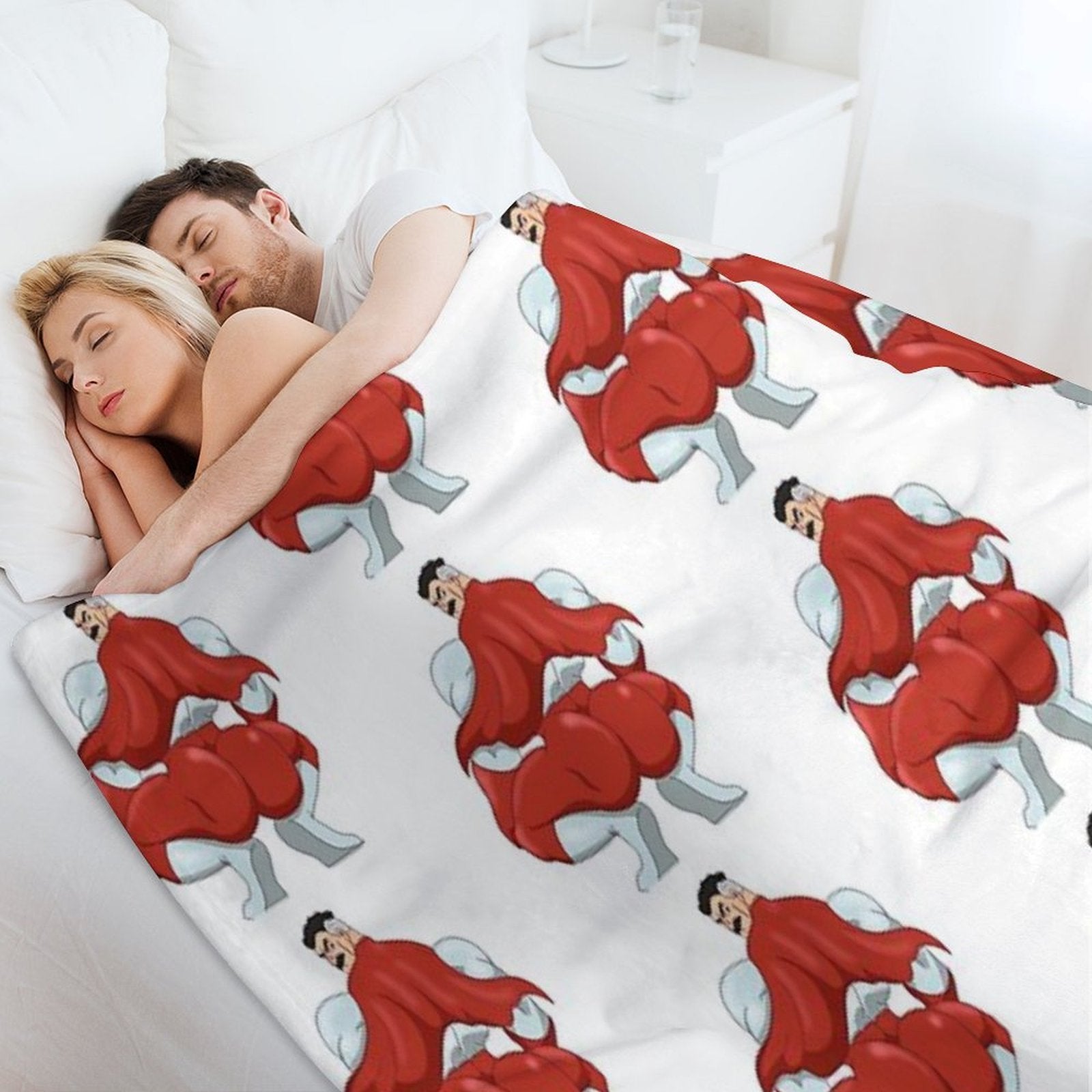Invincible Think Mark Thicc Booty Omni Man Anti-pilling Throw Blanket
