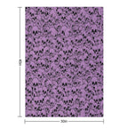 Purple Skulls Multi-functional Throw Blanket