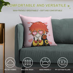 Mystic Messenger 707 Emoticon (+ Larger Design) Soft Style Accent Throw Pillow