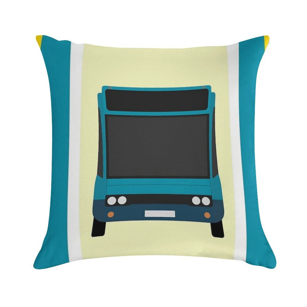 Arriva Optare Solo Soft Short Plush Fabric Throw Pillow