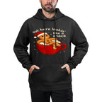 Funny Gingerbread Christmas Snack Cookies Boys Toddler Kids Colorfast Hoodie