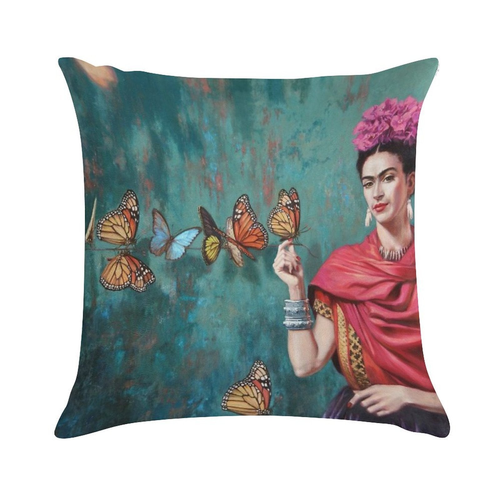 Magical Butterfly Soft Washable Throw Pillow