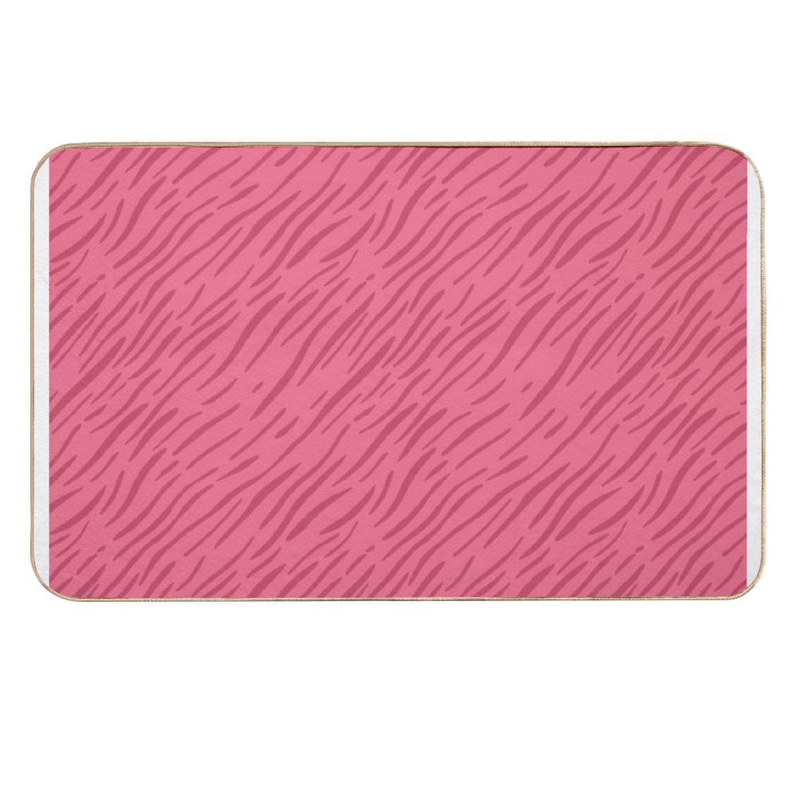 Wavy Stripes - Wavy Stripe Pattern  Eco-Friendly Bath Mat