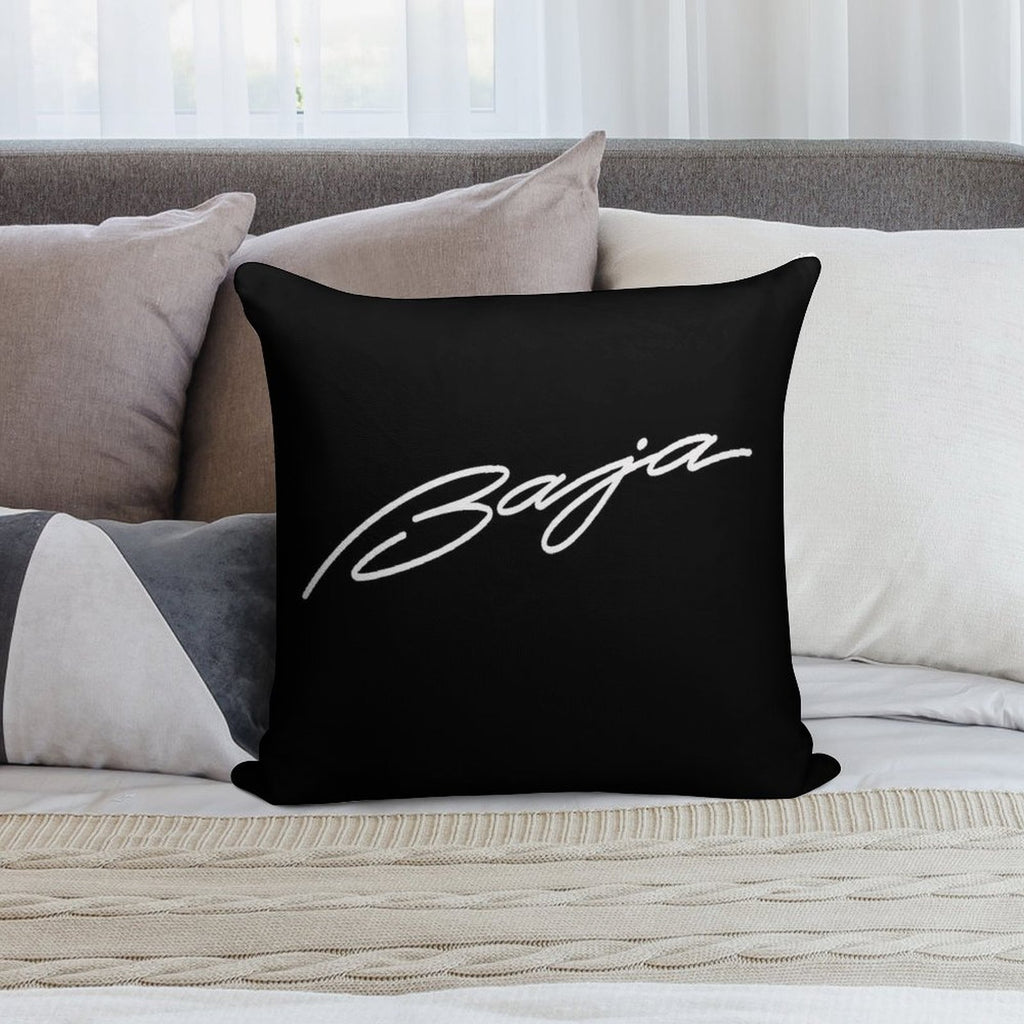 Baja Symbol Soft Bedroom Essential Throw Pillow