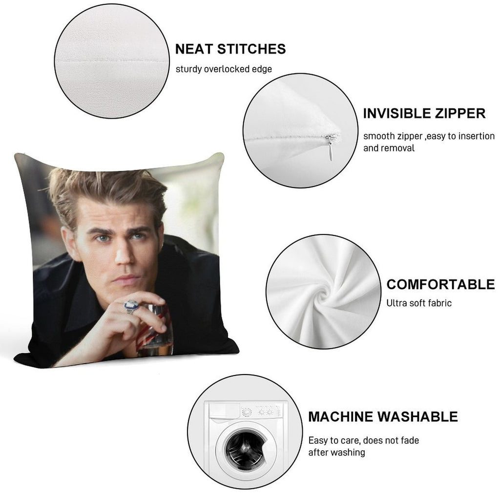 Stefan Soft Decorative Cover Throw Pillow