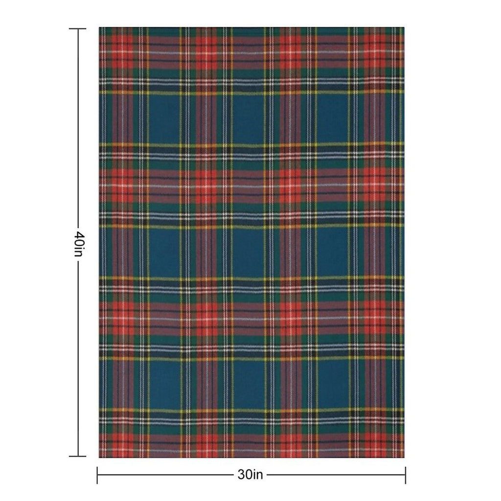 MacBeth Scottish Tartan Velvety-soft Throw Blanket