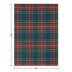 MacBeth Scottish Tartan Velvety-soft Throw Blanket