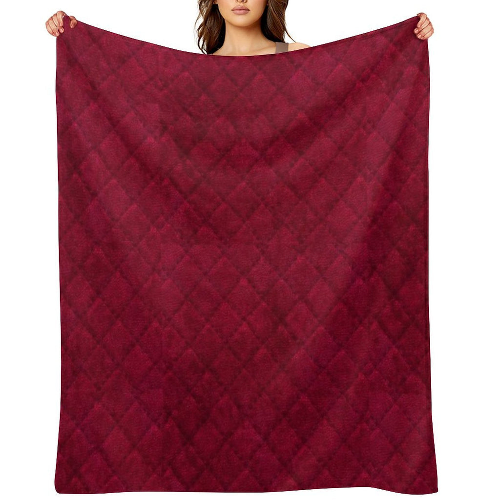 Red Velvet Plush Throw Blanket