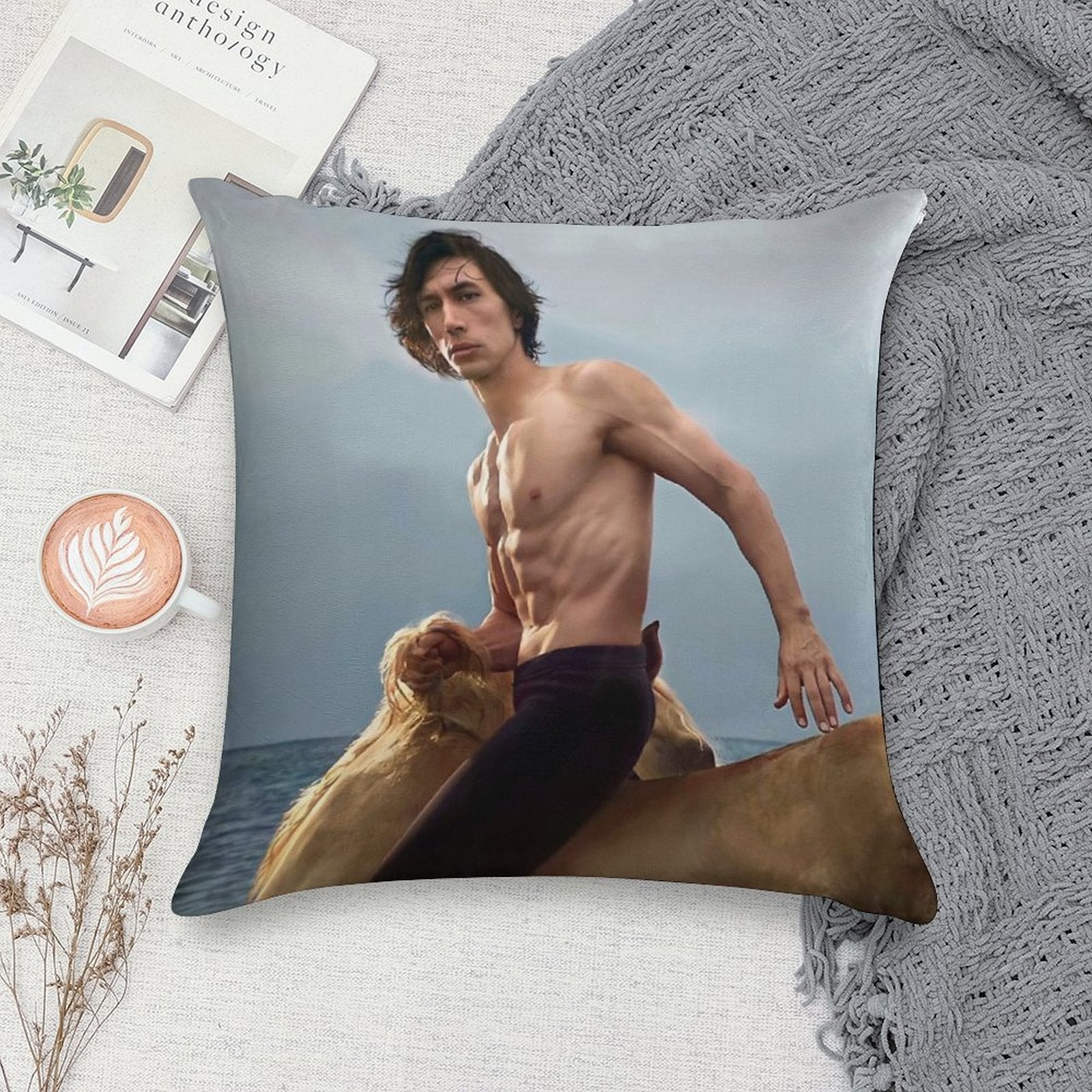Giddy Up Soft Home Decor Throw Pillow