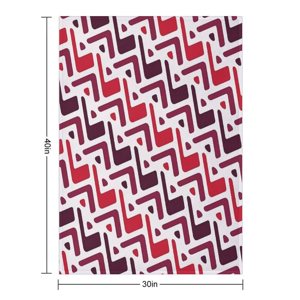 Classic Textile Primitive Bohemian Native American Pattern Eco-conscious Throw Blanket