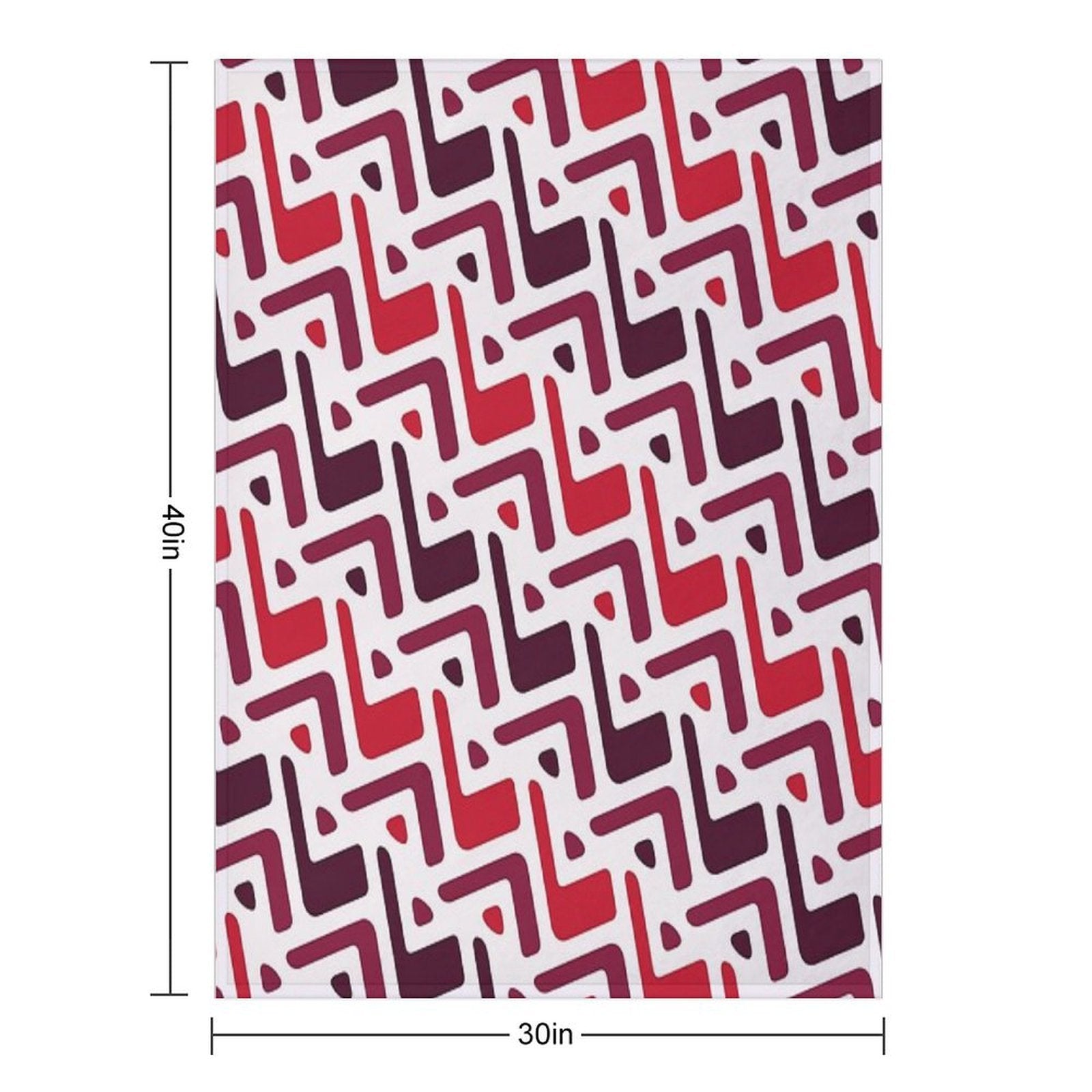 Classic Textile Primitive Bohemian Native American Pattern Eco-conscious Throw Blanket