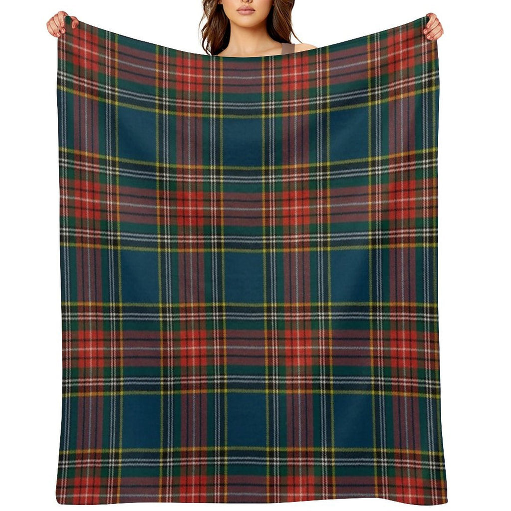 MacBeth Scottish Tartan Velvety-soft Throw Blanket