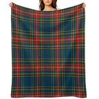 MacBeth Scottish Tartan Velvety-soft Throw Blanket