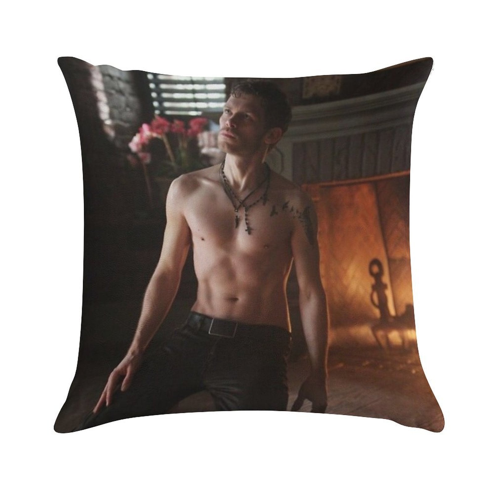Klaus Mikaelson Soft Luxury Feel Throw Pillow