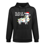 Fleece Navidad Funny Christmas Navidad Llama Versatile Streetwear Hoodie
