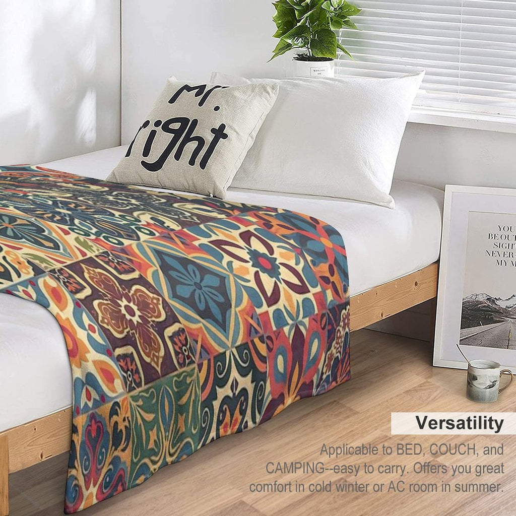 Mosaic of Elegance Versatility Throw Blanket