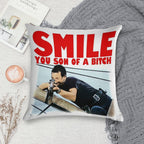 Smile Soft Warmth Comfort Throw Pillow