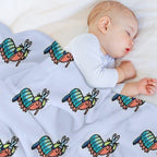 Mantis Shrimp Wrinkle-free Throw Blanket
