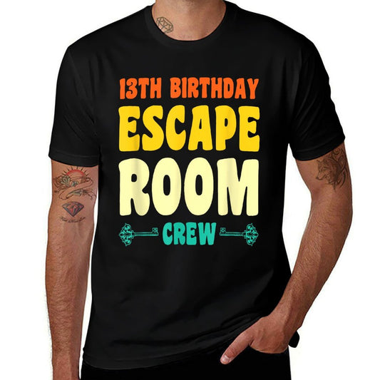 13 Year Old Happy 13th Birthday Escape Room 13th Birthday Comfortable T-Shirt