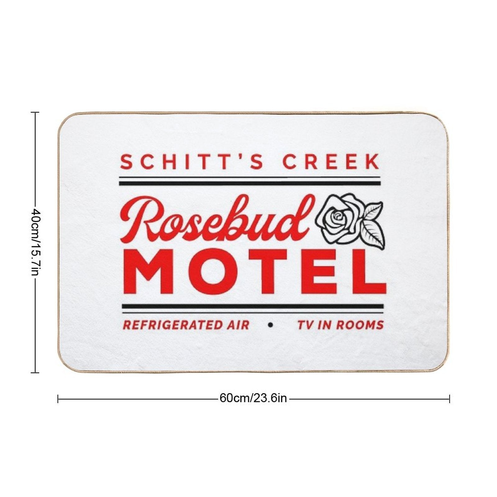 Rosebud Motel  Slip-Resistant Bath Mat