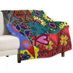 Graphic Design Pacthwork Pattern Anti-pilling Throw Blanket