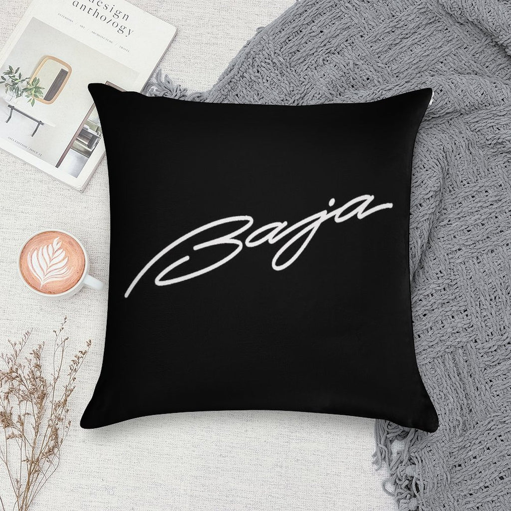 Baja Symbol Soft Bedroom Essential Throw Pillow