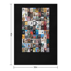 Greatest Album Collage Classic Eco-conscious Throw Blanket